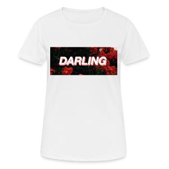 darling - Women's Breathable T-Shirt - white - Front - AI Model Female 172 dark (172cm)