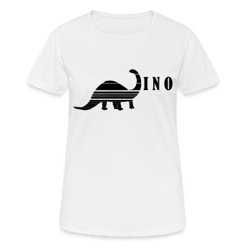 dino - Women's Breathable T-Shirt - white - Front - AI Model Female 172 dark (172cm)