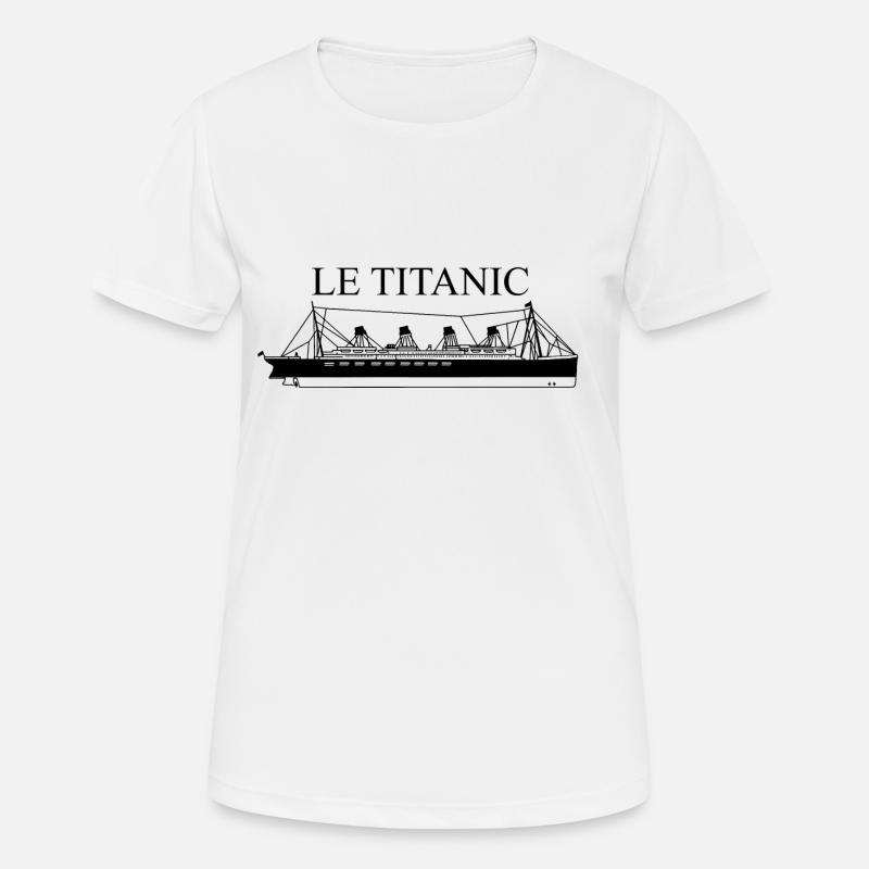 ship titanic - Women's Breathable T-Shirt - white