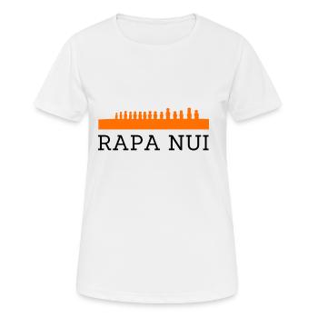 RAPA NUI - Easter Island Hermes - Creafant - Women's Breathable T-Shirt - white - Front - AI Model Female 172 dark (172cm)