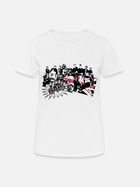 Mods on scooters 2 - Women's Breathable T-Shirt - white