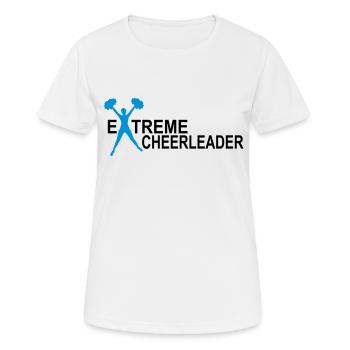 cheerleader - T-shirt respirant Femme - blanc - Devant - AI Model Female 172 dark (172cm)