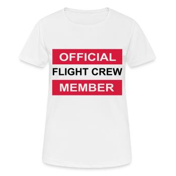 official - Women's Breathable T-Shirt - white - Front - AI Model Female 172 dark (172cm)