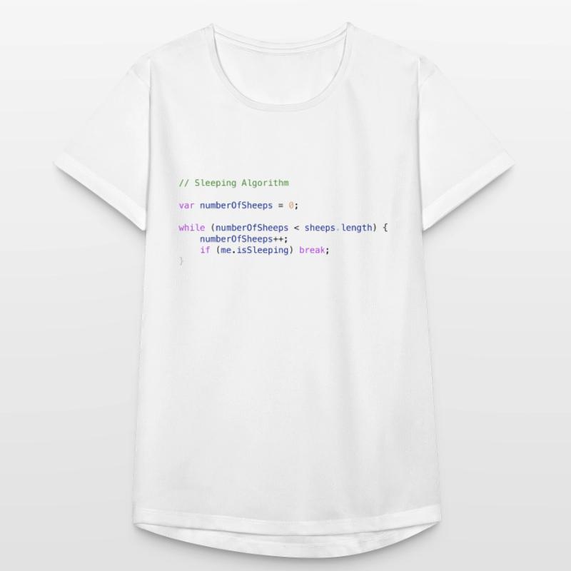 Programmierer Code Schäfchen zählen Logik Frauen T-Shirt atmungsaktiv