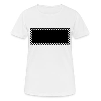 Frame - Frauen T-Shirt atmungsaktiv - Weiß - Vorne - AI Model Female 172 dark (172cm)