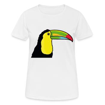 Toucan - Women's Breathable T-Shirt - white - Front - AI Model Female 172 dark (172cm)