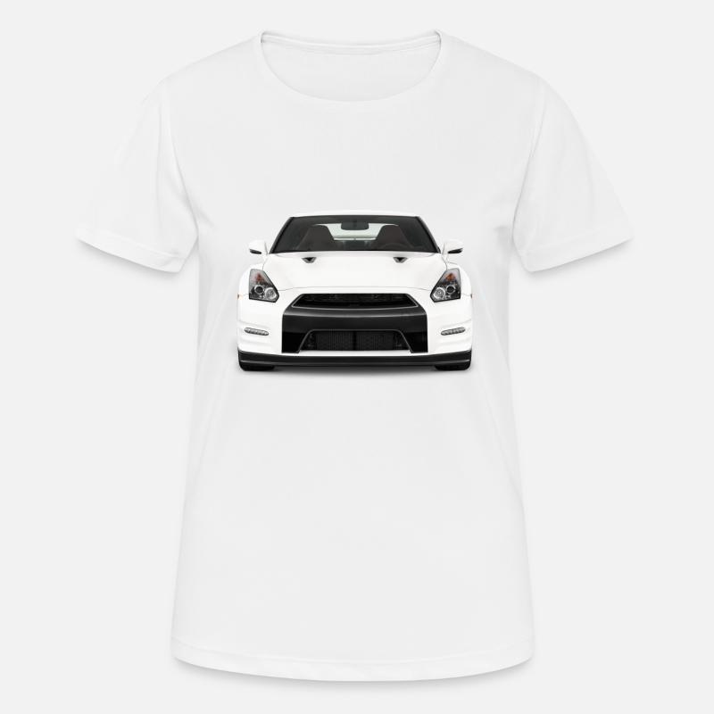 GTR in front - Women's Breathable T-Shirt - white