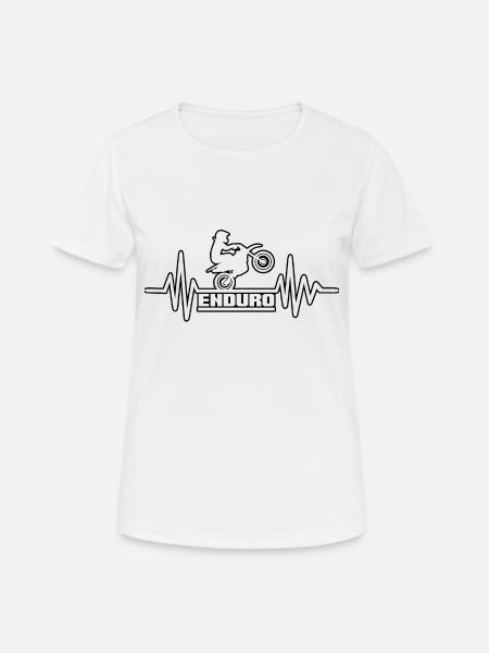 ENDURO 1221 - Women's Breathable T-Shirt - white