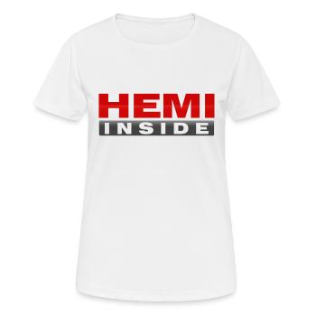 HEMI INSIDE - Women's Breathable T-Shirt - white - Front - AI Model Female 172 dark (172cm)