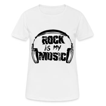 Rock - Women's Breathable T-Shirt - white - Front - AI Model Female 172 dark (172cm)