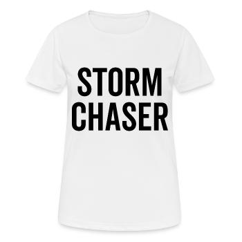 Chasseur de tempête - T-shirt respirant Femme - blanc - Devant - AI Model Female 172 dark (172cm)