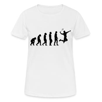 Joueur de badminton Badminton Badminton Badminton Fan de badminton - T-shirt respirant Femme - blanc - Devant - AI Model Female 172 dark (172cm)