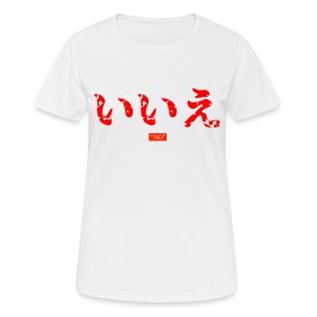 Japonais - T-shirt respirant Femme - blanc - Devant - AI Model Female 172 dark (172cm)