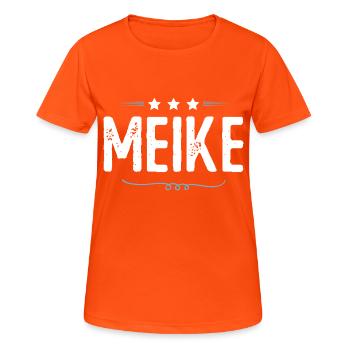 Anne - Women's Breathable T-Shirt - neon orange - Front - AI Model Female 172 dark (172cm)