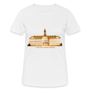 Hubertusburg Schloss Wermsdorf Grimma Sachsen - Frauen T-Shirt atmungsaktiv - Weiß - Vorne - AI Model Female 172 dark (172cm)