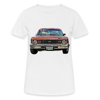Oldtimer USA nova - Frauen T-Shirt atmungsaktiv - Weiß - Vorne - AI Model Female 172 dark (172cm)
