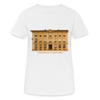 Mairie de Lengenfeld Vogtland Saxe - T-shirt respirant Femme - blanc - Devant - AI Model Female 172 dark (172cm)