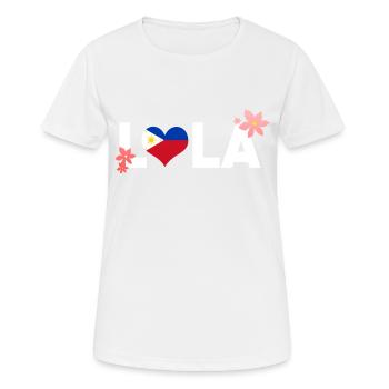 Philippines Filipino Flag Pride I Gift - Women's Breathable T-Shirt - white - Front - AI Model Female 172 dark (172cm)