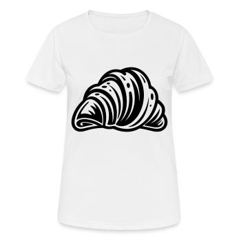 Halbmond - Frauen T-Shirt atmungsaktiv - Weiß - Vorne - AI Model Female 172 dark (172cm)