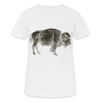 Wildtiere - Frauen T-Shirt atmungsaktiv - Weiß - Vorne - AI Model Female 172 dark (172cm)