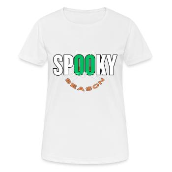 Creepy season - Women's Breathable T-Shirt - white - Front - AI Model Female 172 dark (172cm)