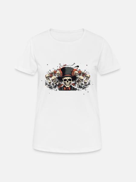 Skeletons - Women's Breathable T-Shirt - white