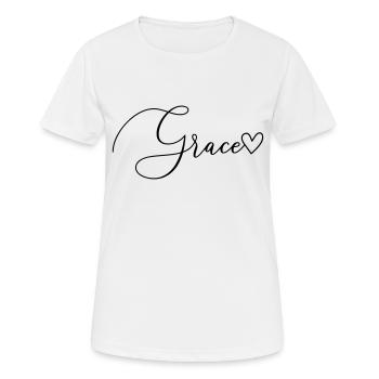 Grace Name First Name Girl - Women's Breathable T-Shirt - white - Front - AI Model Female 172 dark (172cm)