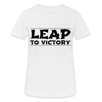present idea birthday present risk-taking - Women's Breathable T-Shirt - white - Front - AI Model Female 172 dark (172cm)