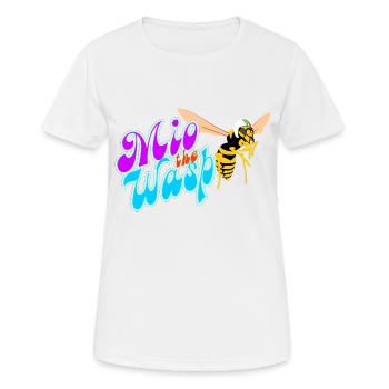 Mio la Guêpe f - T-shirt respirant Femme - blanc - Devant - AI Model Female 172 dark (172cm)
