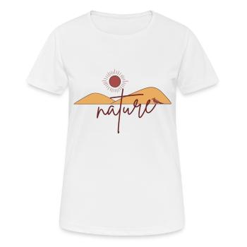 Nature - T-shirt respirant Femme - blanc - Devant - AI Model Female 172 dark (172cm)