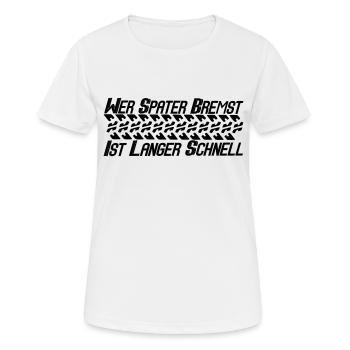 Car Motor Sport Screwdriver Hobby Car Racing - Women's Breathable T-Shirt - white - Front - AI Model Female 172 dark (172cm)
