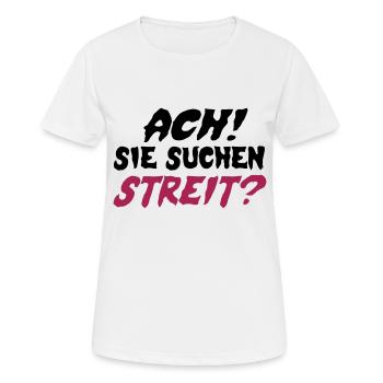 Looking dispute? - Women's Breathable T-Shirt - white - Front - AI Model Female 172 dark (172cm)