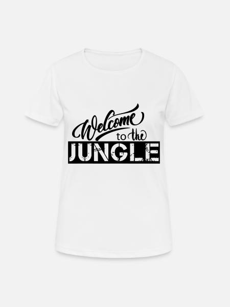 welcome to the jungle - Women's Breathable T-Shirt - white
