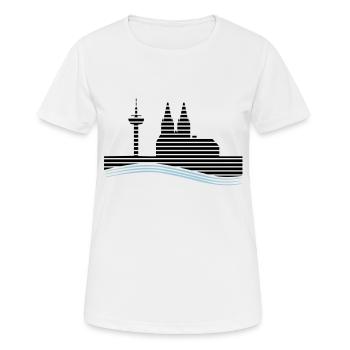 Cologne - Women's Breathable T-Shirt - white - Front - AI Model Female 172 dark (172cm)