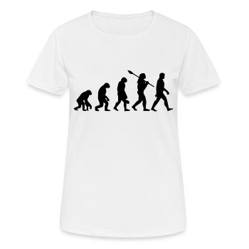 Evolution - T-shirt respirant Femme - blanc - Devant - AI Model Female 172 dark (172cm)
