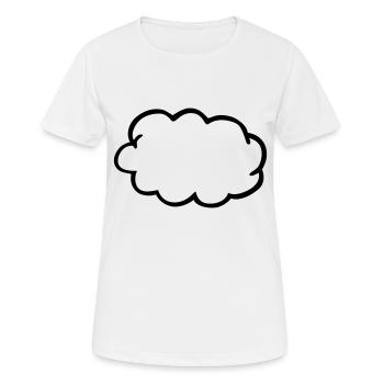 cloud - Women's Breathable T-Shirt - white - Front - AI Model Female 172 dark (172cm)