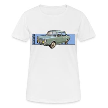 Voiture classique - T-shirt respirant Femme - blanc - Devant - AI Model Female 172 dark (172cm)