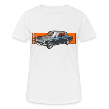 Voiture classique - T-shirt respirant Femme - blanc - Devant - AI Model Female 172 dark (172cm)