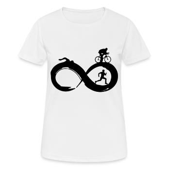 Triathlon - T-shirt respirant Femme - blanc - Devant - AI Model Female 172 dark (172cm)