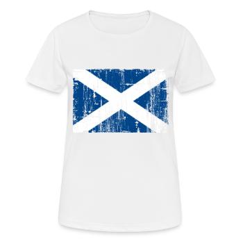 Schottland - Frauen T-Shirt atmungsaktiv - Weiß - Vorne - AI Model Female 172 dark (172cm)