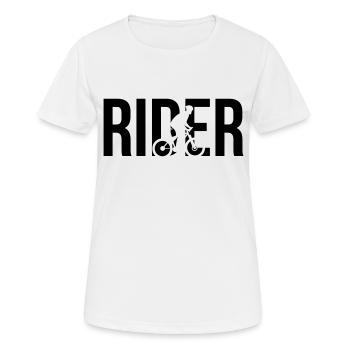 cycling - Women's Breathable T-Shirt - white - Front - AI Model Female 172 dark (172cm)