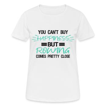 aviron - T-shirt respirant Femme - blanc - Devant - AI Model Female 172 dark (172cm)
