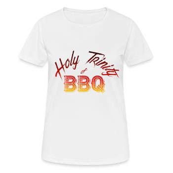 Sainte Trinité de BBQ - T-shirt respirant Femme - blanc - Devant - AI Model Female 172 dark (172cm)