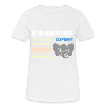 Lustiger versauter Spruch Geschenk - Frauen T-Shirt atmungsaktiv - Weiß - Vorne - AI Model Female 172 dark (172cm)