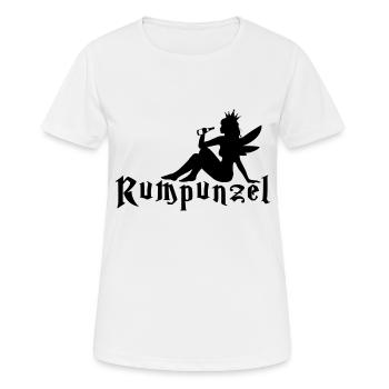 Rumpunzel - Frauen T-Shirt atmungsaktiv - Weiß - Vorne - AI Model Female 172 dark (172cm)