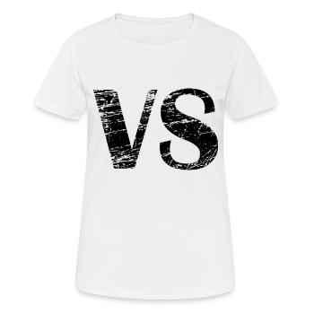 VS contre - T-shirt respirant Femme - blanc - Devant - AI Model Female 172 dark (172cm)