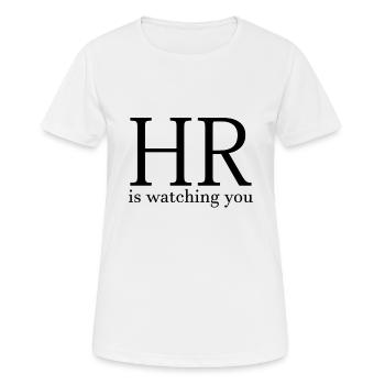 h te regarde - T-shirt respirant Femme - blanc - Devant - AI Model Female 172 dark (172cm)