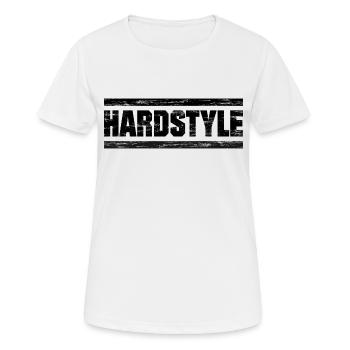Hardstyle - Rawstyle - Hardstyler Gift merch - T-shirt respirant Femme - blanc - Devant - AI Model Female 172 dark (172cm)