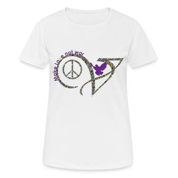 Pace 17 a - Women's Breathable T-Shirt - white - Front - AI Model Female 172 dark (172cm)
