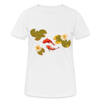 Meerestiere - Frauen T-Shirt atmungsaktiv - Weiß - Vorne - AI Model Female 172 dark (172cm)